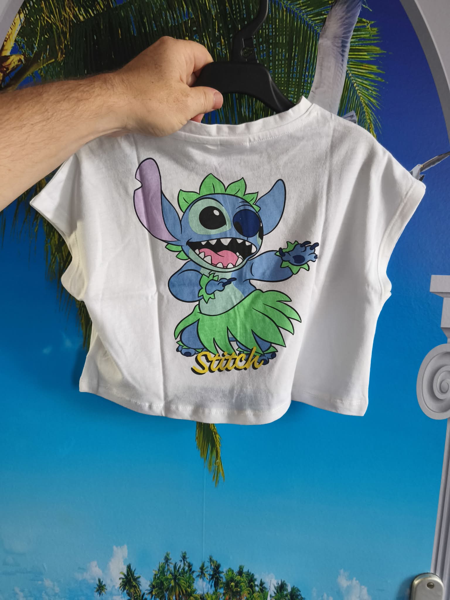T-shirt Disney Stitch Hawaï Blanc Enfant – 5 Ans