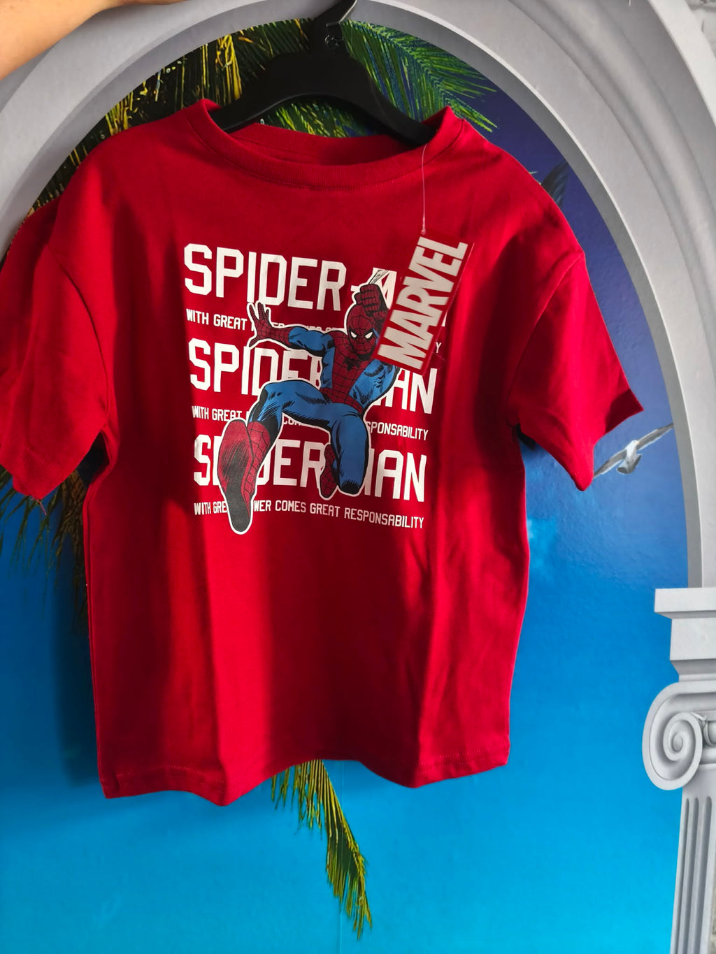 T-shirt Marvel Spider-Man Rouge Enfant – 5 Ans