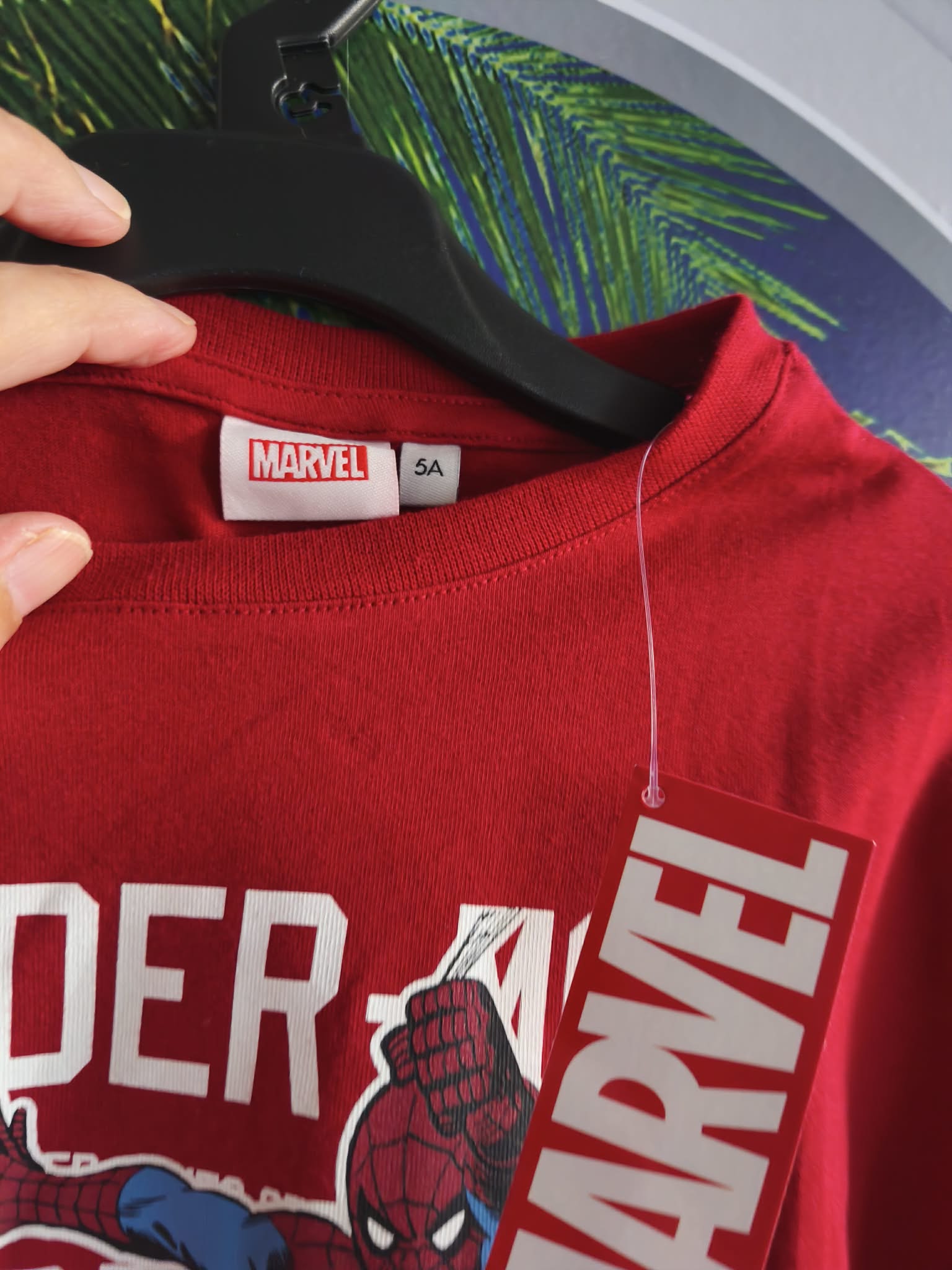 T-shirt Marvel Spider-Man Rouge Enfant – 5 Ans